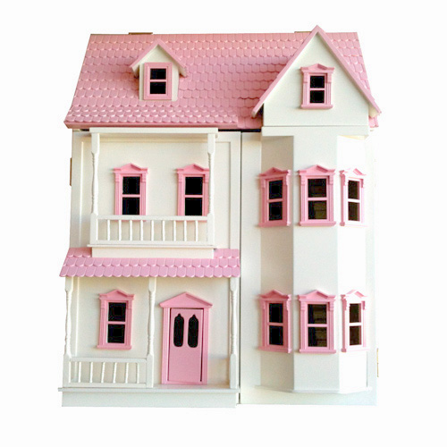 pink dolls house